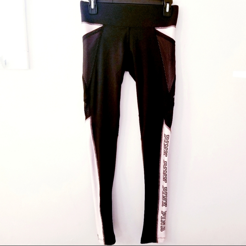 Victoria's Secret PINK black ultimate legg…